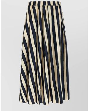 Weekend by Maxmara Wkduomo Midi Skirt Striped Pattern - Multicolour