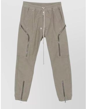Rick Owens Heizer Slim-Fit Cargo Pants - Gray