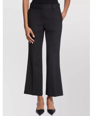 Michael Kors Cropped Flared Trousers - Black