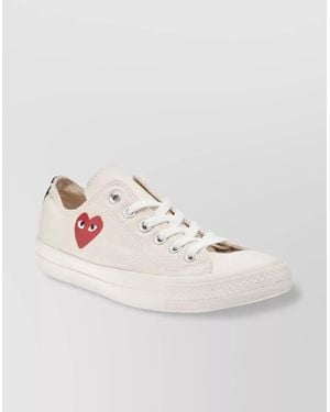 Comme des Garçons Cotton Low-Top Trainers - Pink