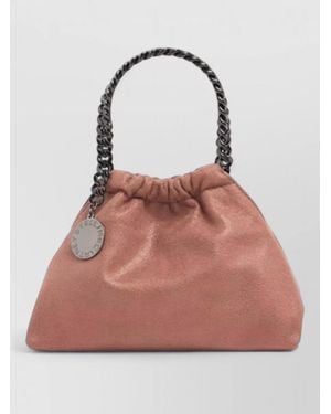 Stella McCartney Falabella Mini Tote Bag Eco Shaggy Deer - Pink