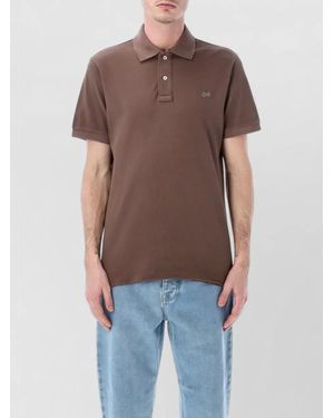 ERL Cotton Polo Shirt - Brown