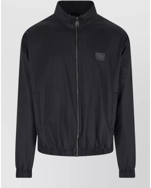 Dolce & Gabbana Lightweight Coat Casual Style Side Pockets - Black