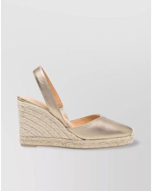 Castañer Leather Espadrilles - Natural