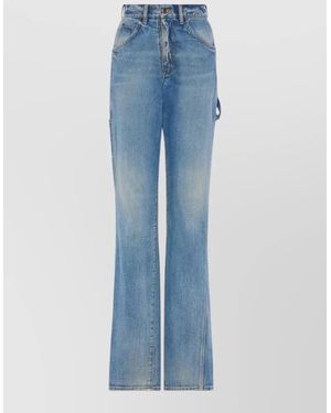 Maison Margiela Faded Straight-Leg Denim Jeans - Blue