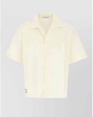 Entire studios Cotton Short-Sleeve Shirt - White