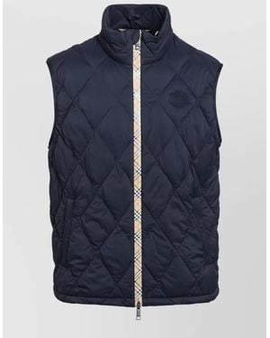 Burberry Puffer Coat - Blue
