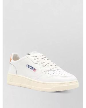 Autry Low Top Sneakers Rubber Sole Leather - Natural