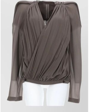Rick Owens Silk Jacket - Gray
