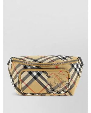 Burberry Check Crossbody Bag - Metallic