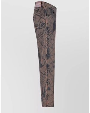 Vivienne Westwood Straight-Leg Jeans - Gray