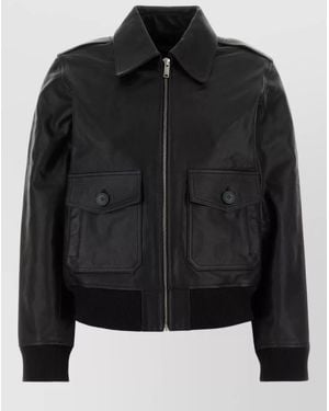 A.P.C. Leather Jacket - Black
