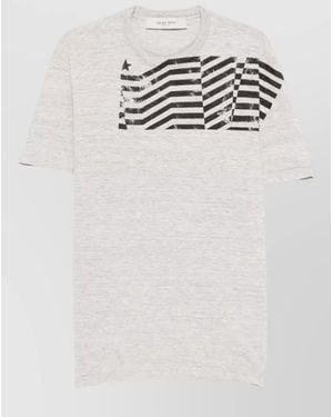 Golden Goose Cotton Graphic-Print Short-Sleeve T-Shirt - Multicolour