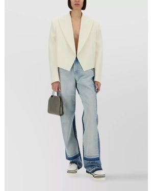 Stella McCartney Cropped Blazer - Blue