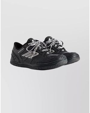 Balenciaga Worn-Out Effect Trainers Round Toe - Multicolour