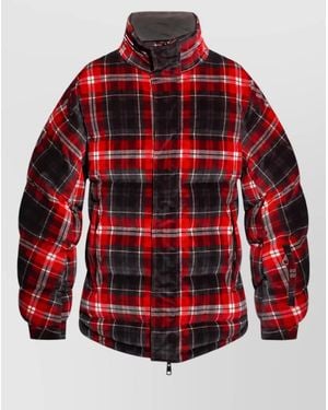 Dolce & Gabbana Padded Bomber Jacket - Red