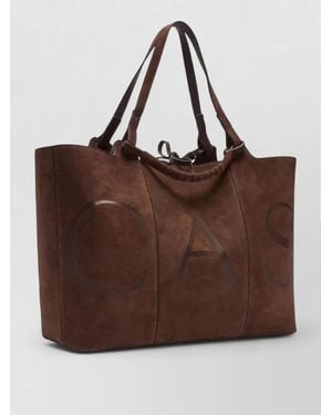 Casadei Leather Tote Bag - Brown