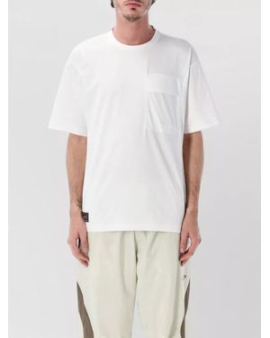 Oakley Scratch Logo T-Shirt Chest Pocket Crew Neck - White