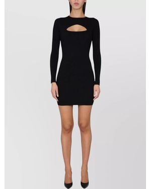 DSquared² Cutout Mini Dress - Black