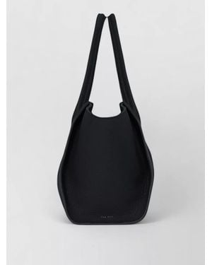 The Row Calfskin Tote Bag - Black