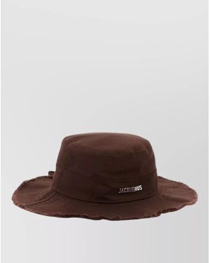 Jacquemus Artichaut Bucket Hat Adjustable Chin Strap - Brown