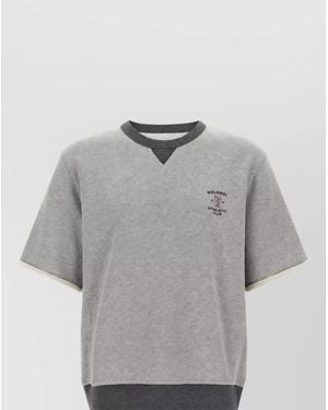 Brunello Cucinelli Cotton Mélange T-Shirt - Grey