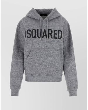 DSquared² Cotton Hoodie - Grey