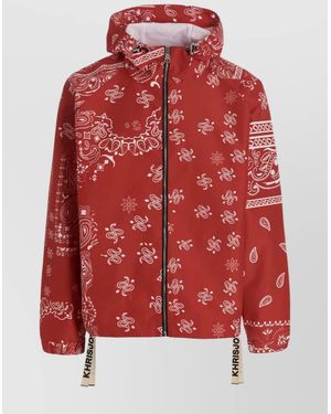 Khrisjoy Bandana Hood Lightweight Jacket - Red