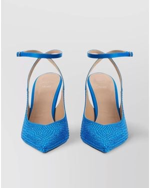 Liu Jo Satin Slingback Court Shoes - Blue