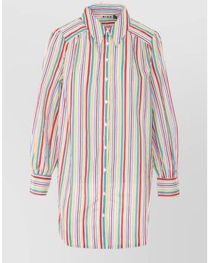 RIXO London Cotton Long-Sleeve Shirt - White