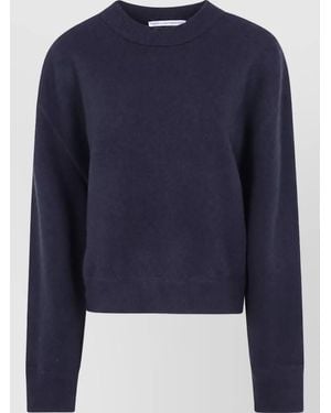 Studio Nicholson Cashmere Wool Crew Neck Sweater - Blue