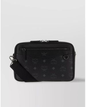 MCM Small Diamond Crossbody Bag - Black