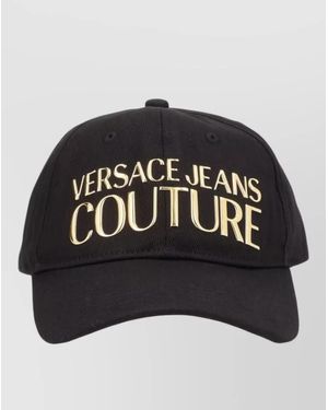 Versace Jeans Couture Cotton Logo Baseball Cap - Black