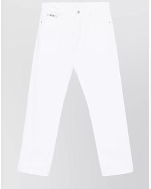 Moschino Straight-Leg Trousers - White