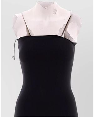 Wolford Draped Strapless Mini Dress - Black