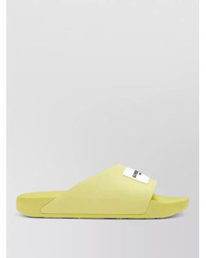 Givenchy Logo Slide Sandals - Yellow