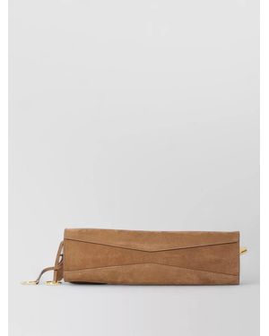 Alaïa Le Click Medium East West Clutch Bag - White