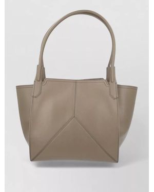 Victoria Beckham Tote Bag Large Style Top Handles - Natural