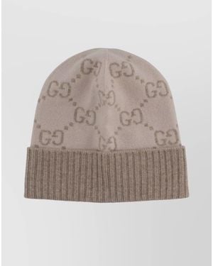 Gucci Jacquard Beanie - Grey