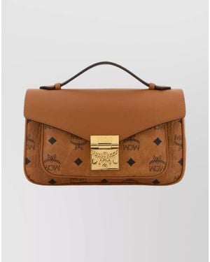 MCM Tracey Medium Shoulder Bag - Brown