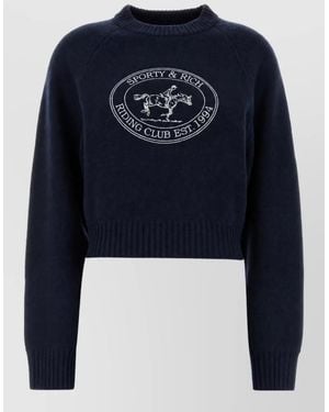 Sporty & Rich Wool Sweatshirt - Blue