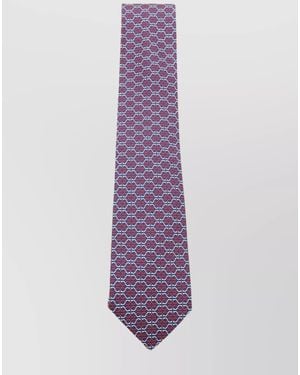 Ferragamo Silk Tie - Purple