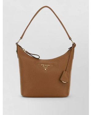 Prada Leather Shoulder Bag - White