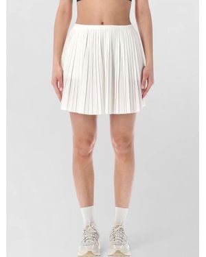 Nike Pleated Mid-Rise Mini Skirt - White