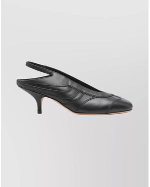 Dries Van Noten Leather Slingback Court Shoes - Multicolour