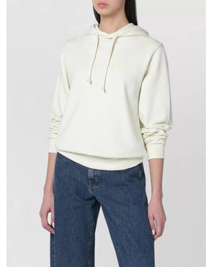 A.P.C. Logo Print Hoodie - Blue