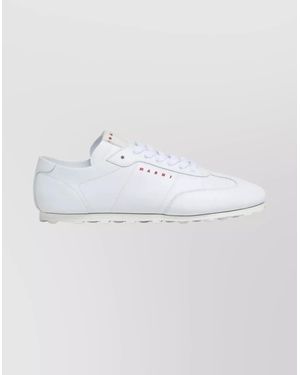 Marni Leather Low-Top Trainers - White