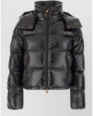 Moncler Niveole Hooded Nylon Down Jacket - Black