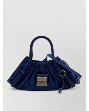 Marc Jacobs Small Leather Satchel Shopper Shoulder Bag - Blue