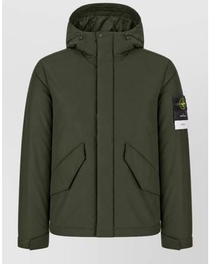 Stone Island Puffer Coat - Green